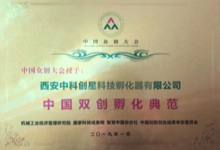 2019年01月，被中国众创大会授予“中国双创孵化典范”